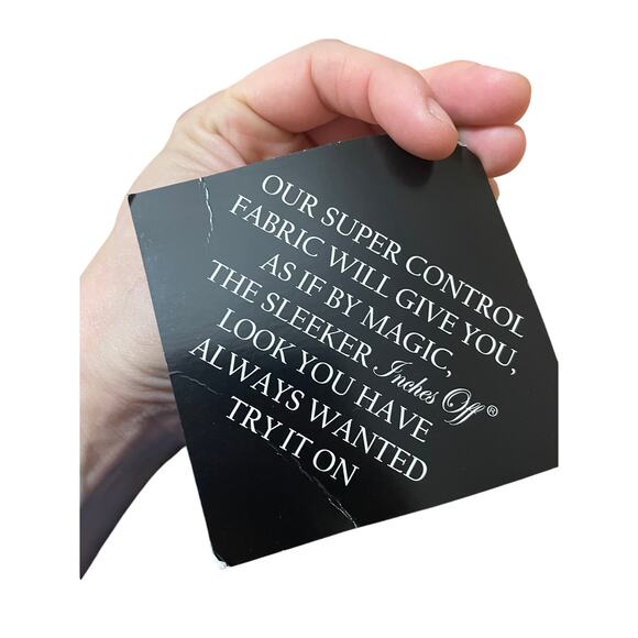 Inches‎ Off Women's 20 Black Blue Color Black Swim Babydoll A Line Dress NWT - Picture 3 of 8